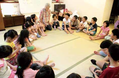 毛毛蟲兒童哲學基金會致力推廣閱讀活動。（毛毛蟲兒童哲學基金會提供）