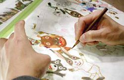 賴馬《猜一猜　我是誰？》創作過程。( 賴馬提供)