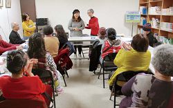 「大家來說生命故事」分享主題「石碇之心—石碇里」。（新北市立圖書館石碇分館提供）