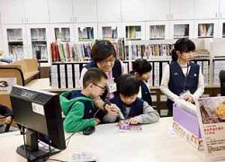 小小館員活動。（臺北市立圖書館松山分館提供）