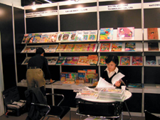台灣館館內書籍展示狀況