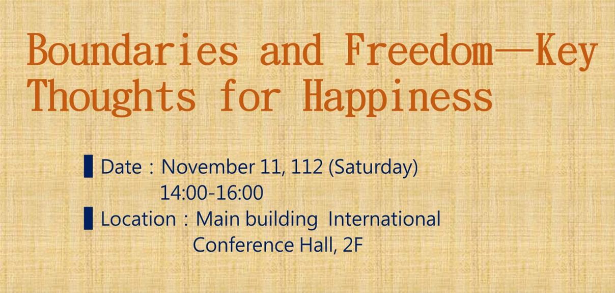 Boundaries and Freedom—Key Thoughts for Happiness